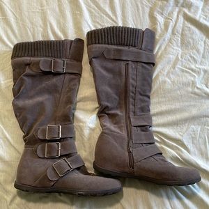 Generation Y Women's Knee High Mid Calf Flats Boots